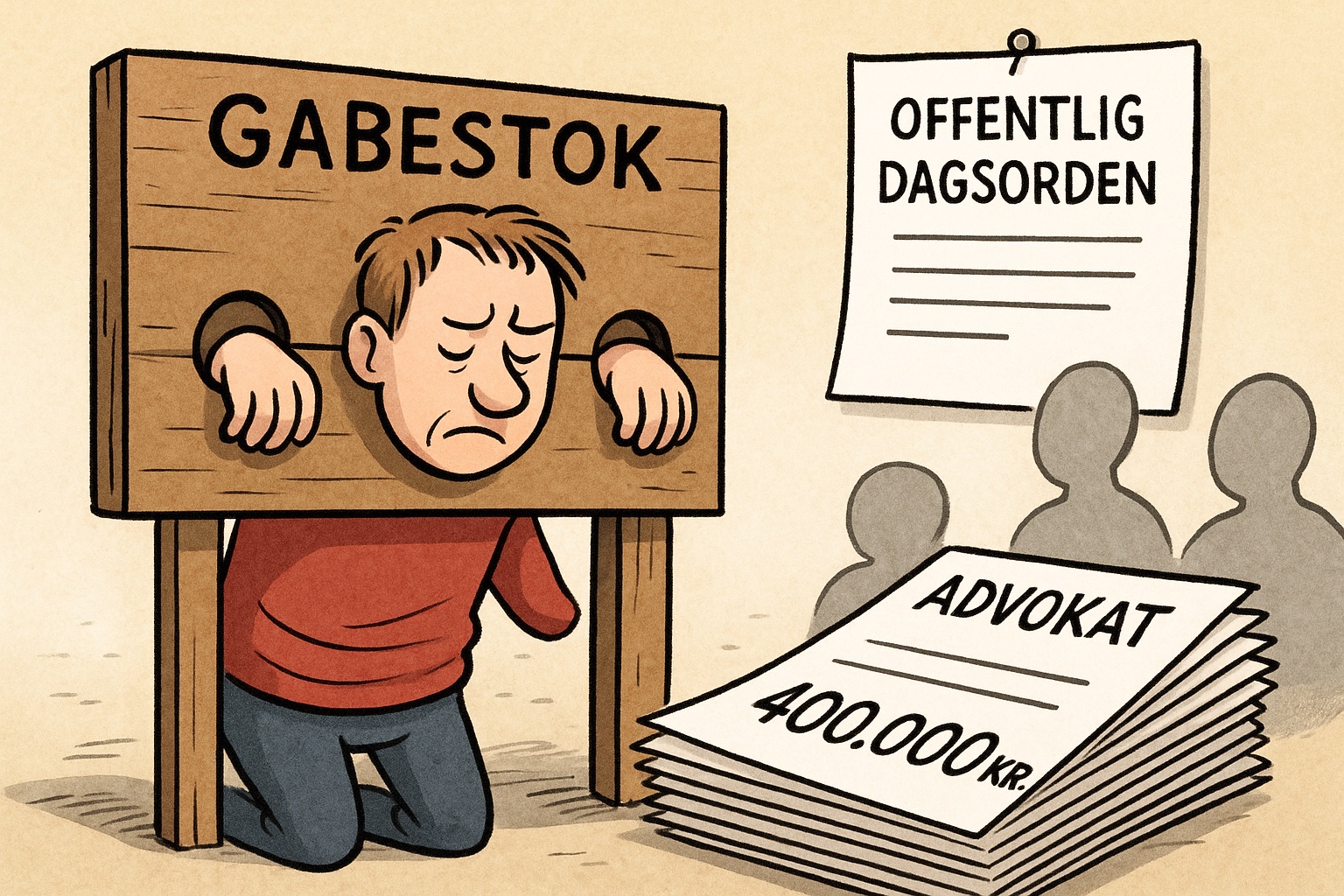 Gabestoksagen blev dyr for skatteborgerne
