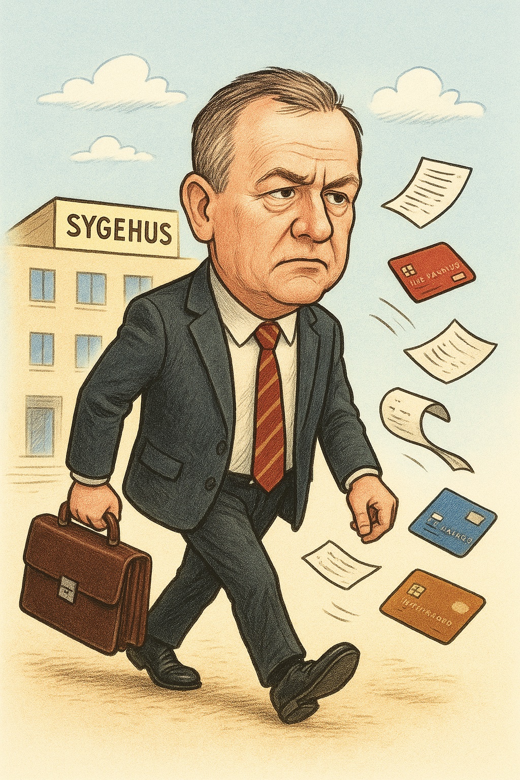 Sygehusdirektørs pludselige exit uden godtgørelse