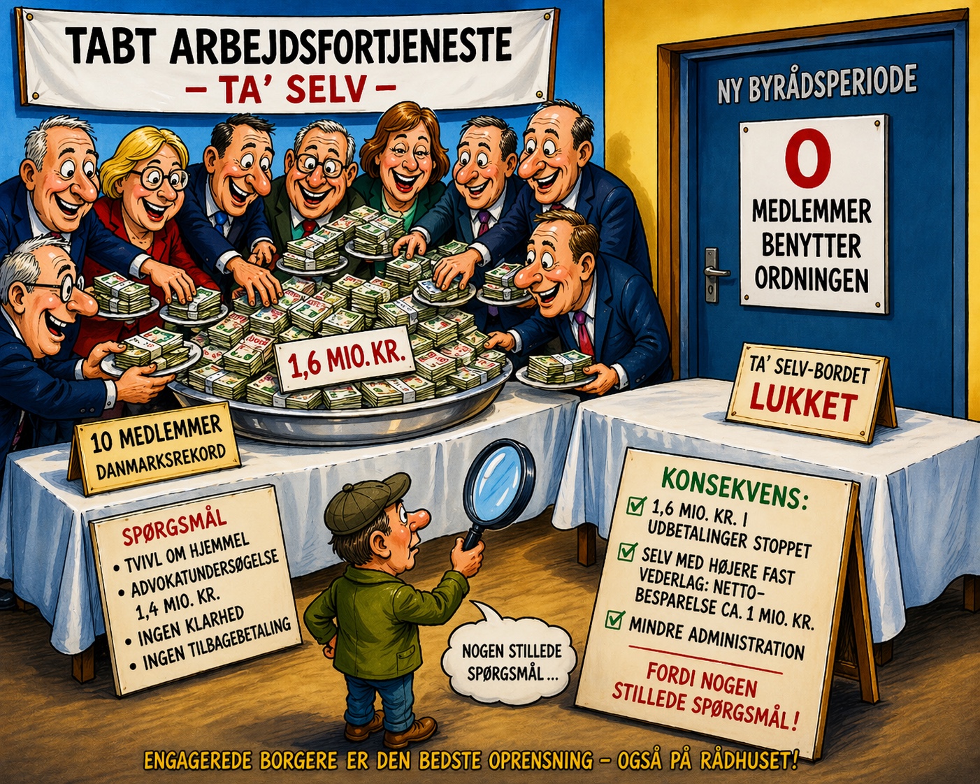 Fra ta’ selv-bord til nul