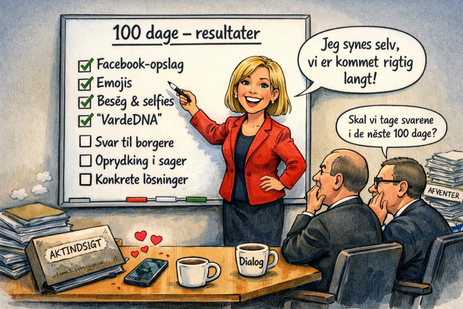 100 dage i arbejdstøjet som ny borgmester 