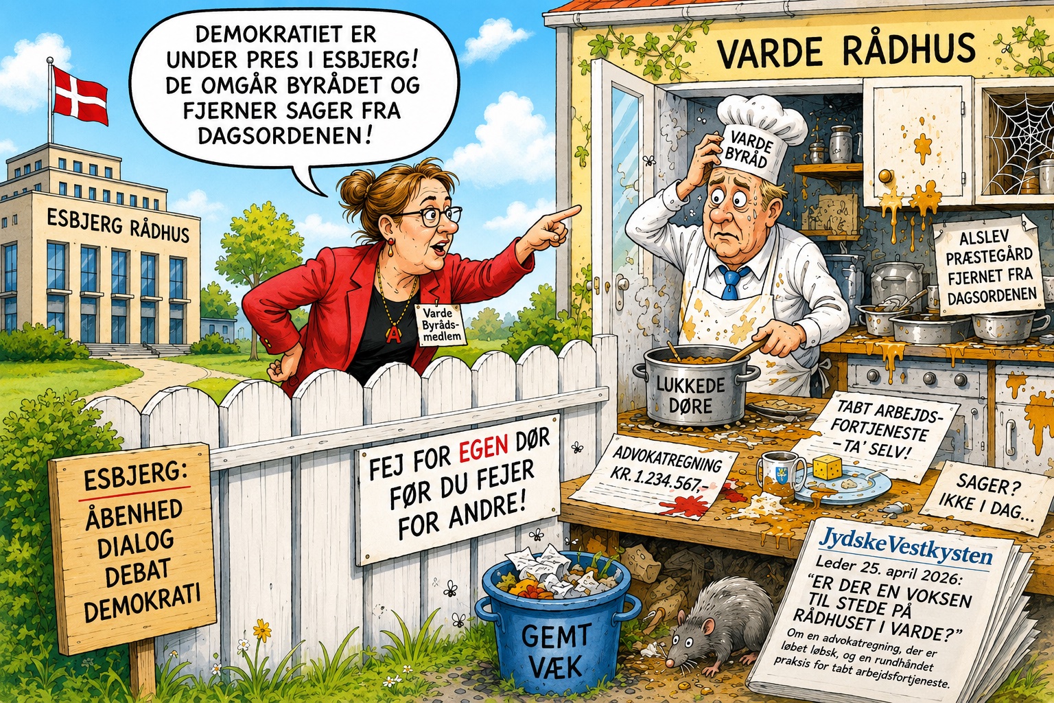 Når nabokøkkenet roder – og ens eget sejler